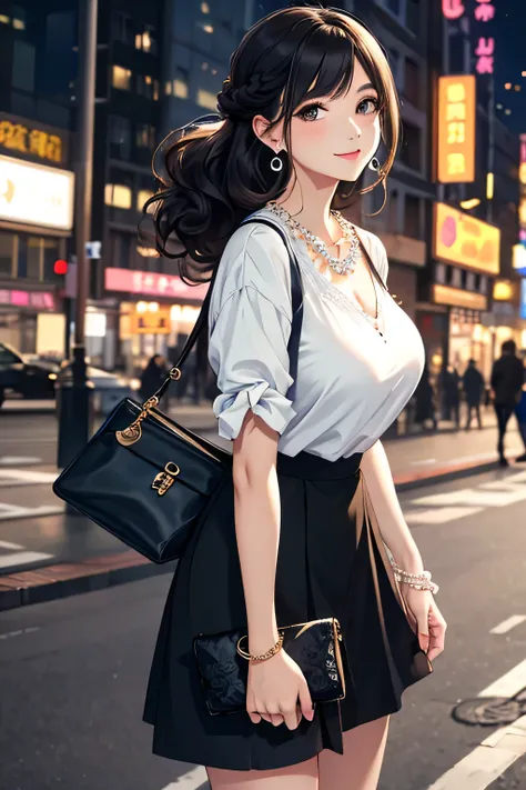 (highest quality:1.4)、High resolution、detailed background)、(detailed beautiful face:1.4)、detailed facial expressions、anatomically correct、beautiful and smooth skin、skin texture、professional lighting、Beautiful girl in her 20s、(huge breasts:1.3)、cute hair co...