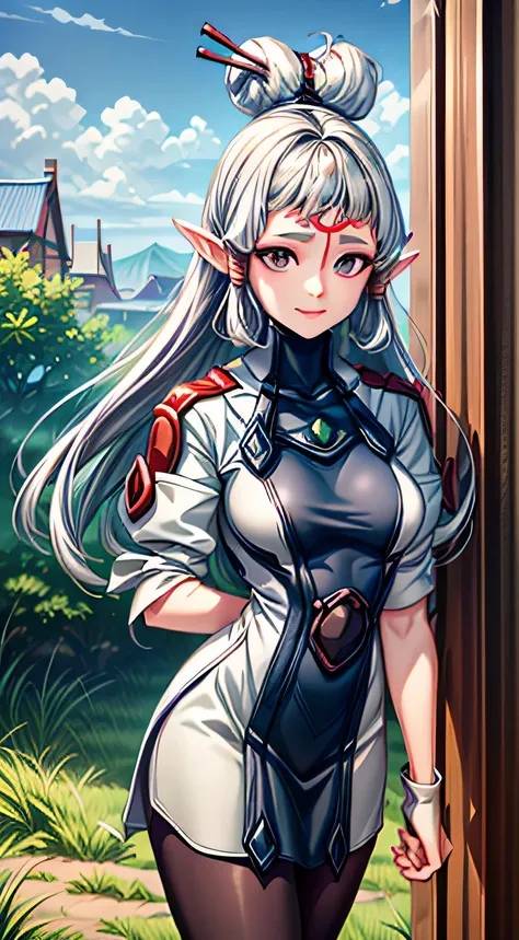 paya, cute elf, wariza,grass,sky,smile, intricate eyes,beautiful detailed eyes,symmetrical eyes,big eyes:1.5, (ultra detailed,extremely detailed),(photorealistic artwork:1.37),(extremely detailed CG unity 8k wallpaper),(((vibrant colors,vibrant theme))),(i...