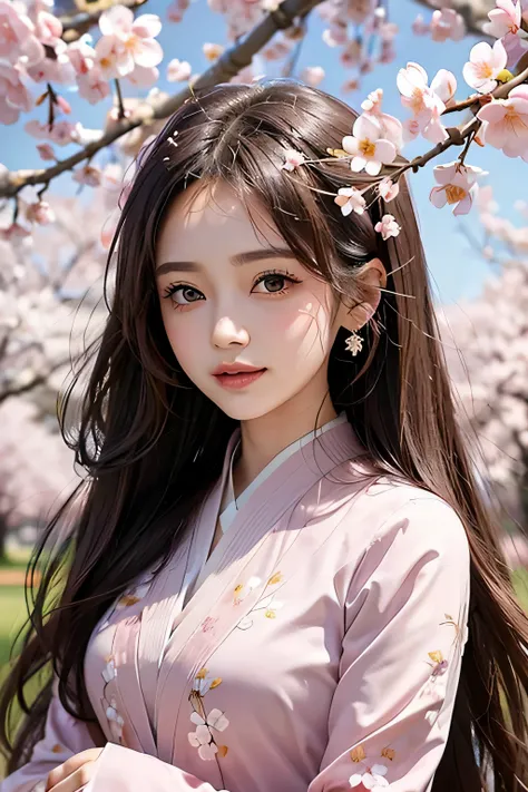 

{{{16k}}},{{{masterpiece}}}, {{{best quality}}}, {{{ultra-detailed}}},{{{an extremely delicate and beautiful}}},
A beautiful woman posing gracefully to look at the cherry blossoms,She is with the cherry blossom petals fluttering in the wind、With a gracef...