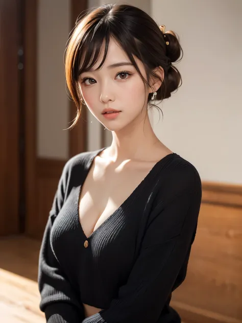 (professional portrait、professional writing)、highest quality, Detailed workmanship、high resolution、(8K, High resolution:1.2)、(RAW photo, photorealistic:1.3)、slender body shape、high definition face、Face is in focus、high definition eyes、(Focused, symmetrical...