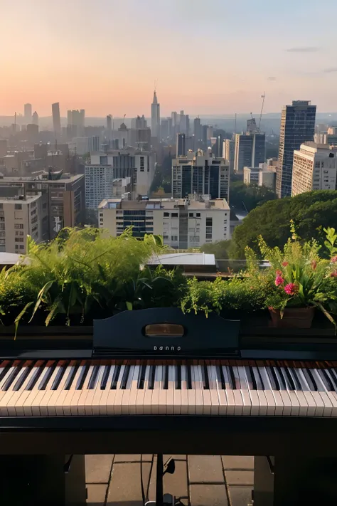 Morning begins in the city. This track、Capture the morning calm of the city、Xu々The atmosphere of the city waking up to the new dawn is expressed in music.。Birds chirping in the distance、The sound of a gently flowing river、And Xu々With the sounds of the city...