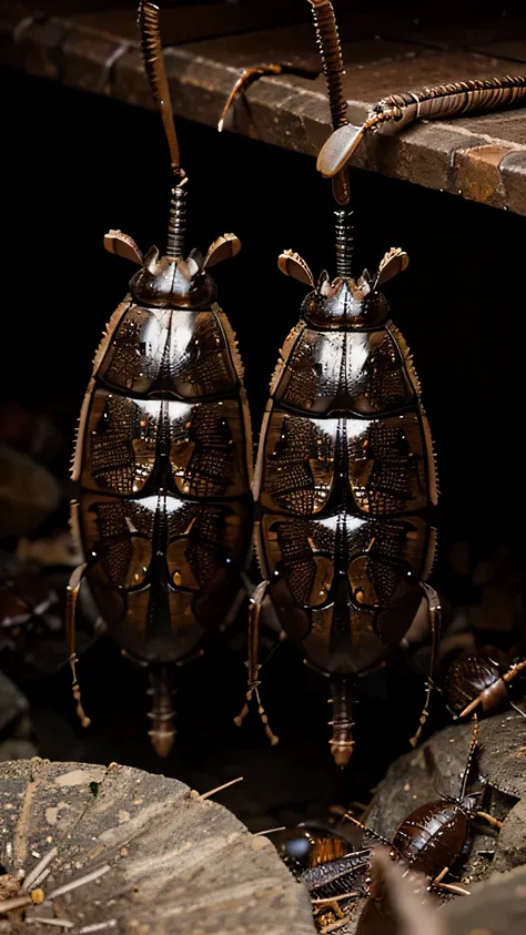 Horrifying Water Cockroaches"