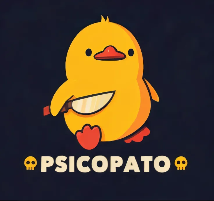 there is a yellow bird with a knife in its hand, pet police, disco pictoplasma, psychopathpath face, Lindo pictoplasma, despacito, psychopath stupid fuck it insane, psychopathpath, psychopath, foto de perfil de discordia, epic psychopath, an independent ps...