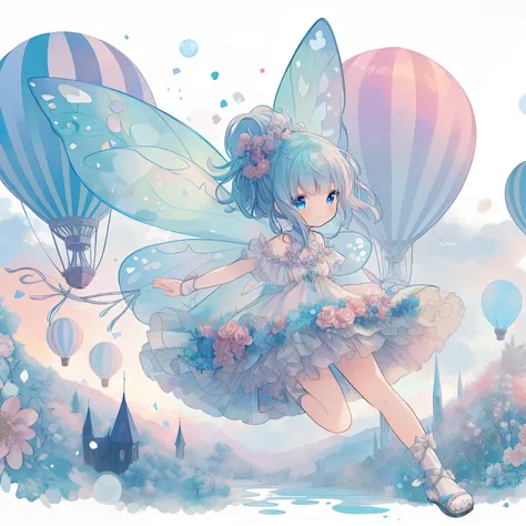 smile,anime, fairy, fairy, fairy wings, fairy dress, fairy wings, fairy wings, fairy wings, fairy wings, fairy wings, fairy, fairycore, anime fantasy illustration, beautiful fantasy anime, fairy aesthetics, beautiful anime artwork, a beautiful artwork illu...