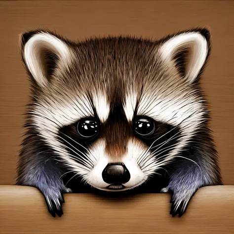 cute racoon