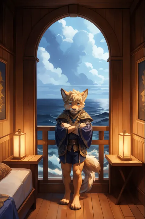 (((Barefoot furry character, full body, cinematic setting, male))) 

Masquerading as a man with a reason.
My charade is the event of the season
and if I claim to be a wise man, well
it surely means that I dont know.

On a stormy sea of moving emotion
tosse...