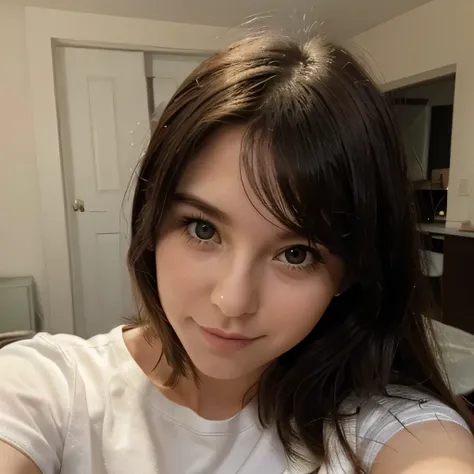 cute 25 year old girl, as if it were a selfie 