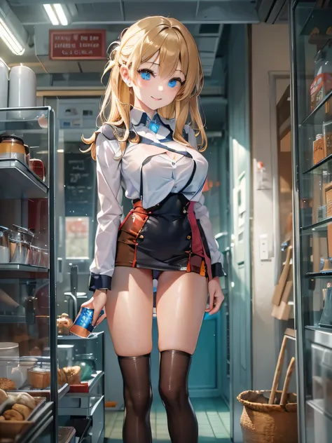 (photorealistic:1.8, highest quality:1.8,8K masterpiece:1.8,High resolution,muste piece:1.8,RAW Photos,cinematic lighting),No split screen、morning、Good Morning、The coffee shop of the future、
（A 23-year-old female clerk brewing coffee:1.5)、（choker、uniform、m...