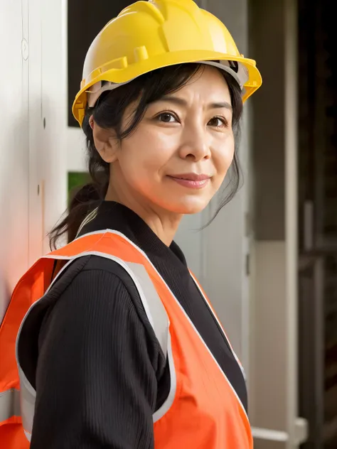 ((top quality)), ((8k)), ((masterpiece: 1.3)), (perfect appearance), (photorealism: 1.6), 

female construction worker, japanese...