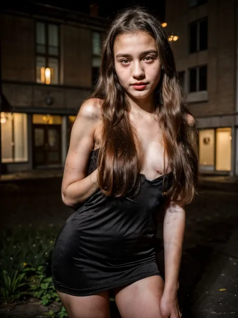 A nice and cute girl，Full body photo，Extremely beautiful and delicate, ((best quality)), ((masterpiece)), (detailed), perfect face((Cute teen Girl, young girl, R: 1.8),  15 yo, 15 years old girl, dark red lips detailed: 1.0, 