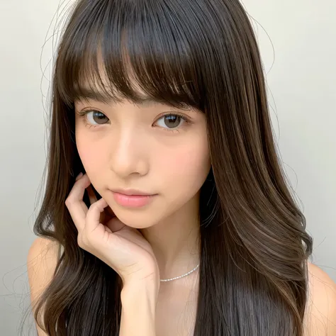 1 female　12 years old Japan&#39;cutest middle school girl　(Slim Body)　(Busty)　((highest quality)), ((masterpiece)), (get used to it), perfect face　　((Unusually long and lustrous、silky、Perfectly knowledgeable、Perfect Silky、detailed、Perfectly beautiful, extr...