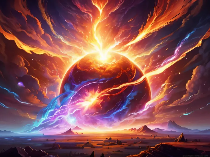 A fantasy style digital painting of a magical explosion, magic the gathering style, Ron Spencer, highly detailed, digital painting, artstation, concept art, smooth, illustration, detailed illustration, pastel tetradic colors, magic the gathering, hearthsto...