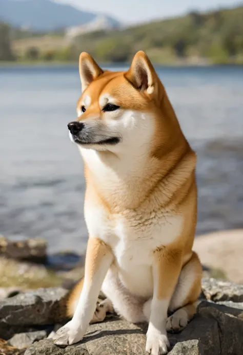 shiba on top of shiba