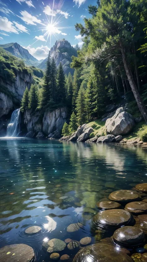 (logo、amazing、8K、table top、Raw photo、amazing、最high quality、フォトリアリスティックかつvery detailed、CG、high quality、very detailed、story poem、Particle Effects、Dynamic Effects、Text Boundary Depth、Cinematic Light、Lens flare、ray tracing、tabletop、real、ultra hd、fantasy)、beaut...