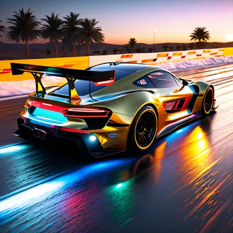 epic sunset spacious sunrise, racing car exploration! start racer goal auto_racing_circuit race_track deep path equirectangular ...