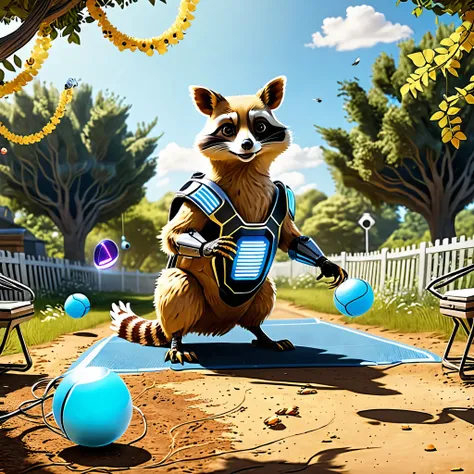 Enter the uproarious world of "AI Animal Antics" where AI-powered animals collide with their organic counterparts in a tech-infused comedy Eden. Picture a scene where robotic raccoons raid picnic baskets while their organic counterparts chase them in a cha...