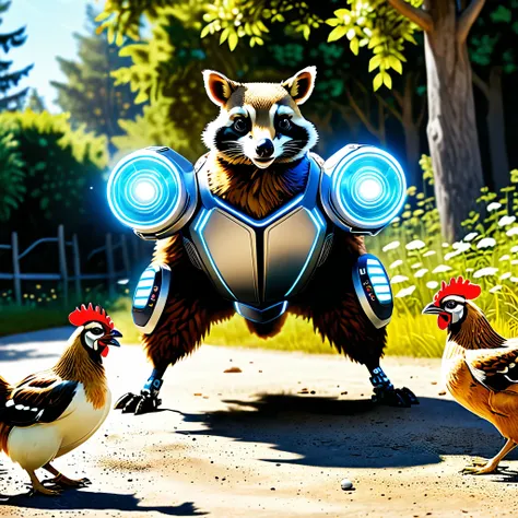 Enter the uproarious world of "AI Animal Antics" where AI-powered animals collide with their organic counterparts in a tech-infused comedy Eden. Picture a scene where robotic raccoons raid picnic baskets while their organic counterparts chase them in a cha...