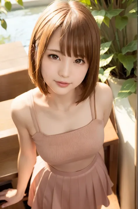 girl 1, 26 years old, lips, lipstick, skirt, realistic, skirt, knit, (ol), alone, are standing, highest quality, photorealistic,...