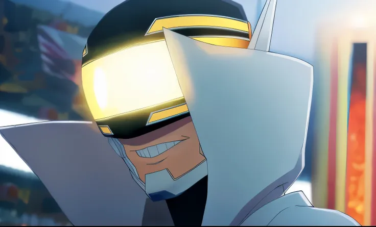 put a mask on the mouth area, or something for a more serious and somber tone
