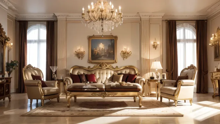 Romantic Italian Modern Italian Luxury Living Room Design