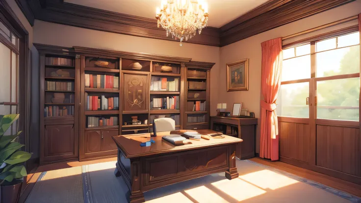 fantasy　temple　room　office