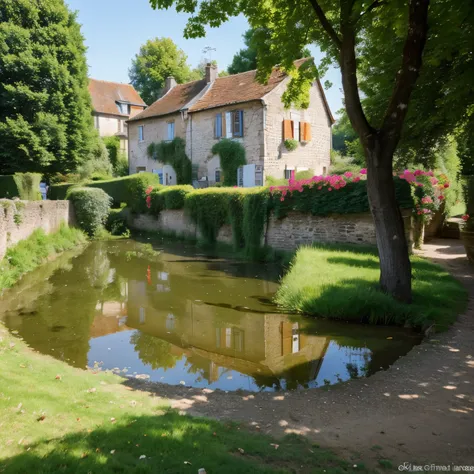 Crée-moi un village mélangeant, the village of Mévoisins in Eure-et-Loir and the village of Clisson