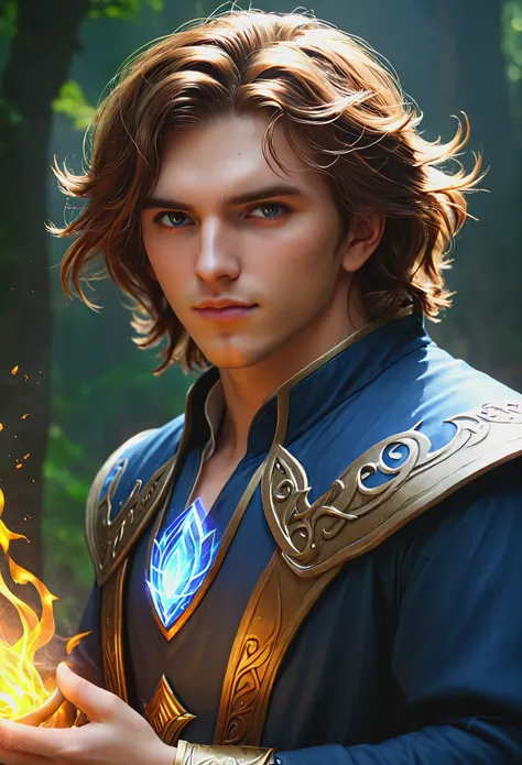 ice mage brown-haired guy