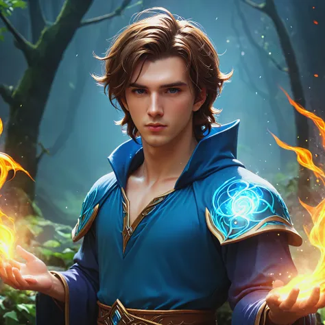 ice mage brown-haired guy