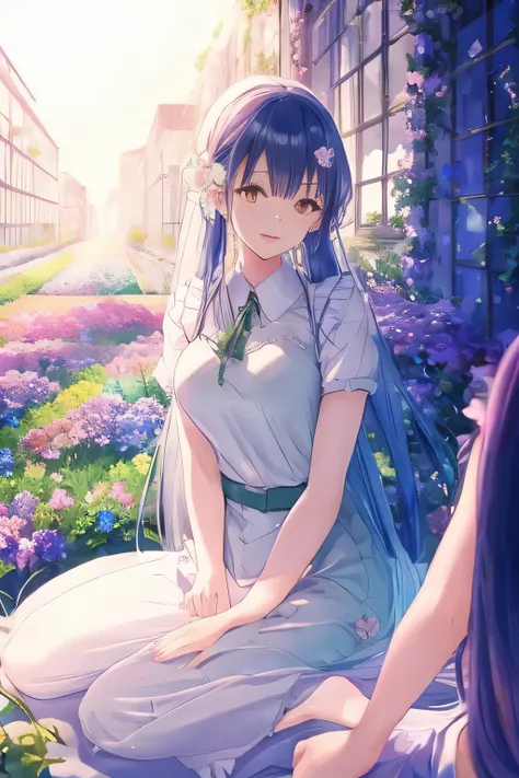 high resolution,distinct,(((May Mari))),Flower Garden Farm
