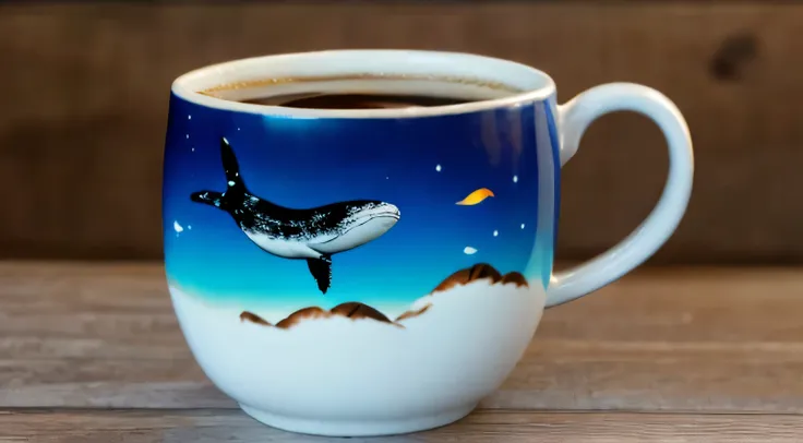 whale coffee cup