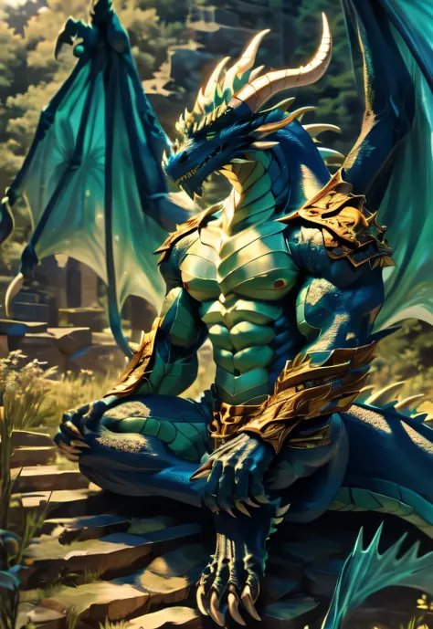 dragon,alone,paw,teeth,crawler,chest muscles, peak, teethAdult,alone,dragon tail,sit down,meditate,4K,best quality,HD,whole body,paw,naked,looking at the audience,chest muscles, pink nipples, Six-pack abs,biceps,pride,soft shadow,majestic,Detailed face,HD ...
