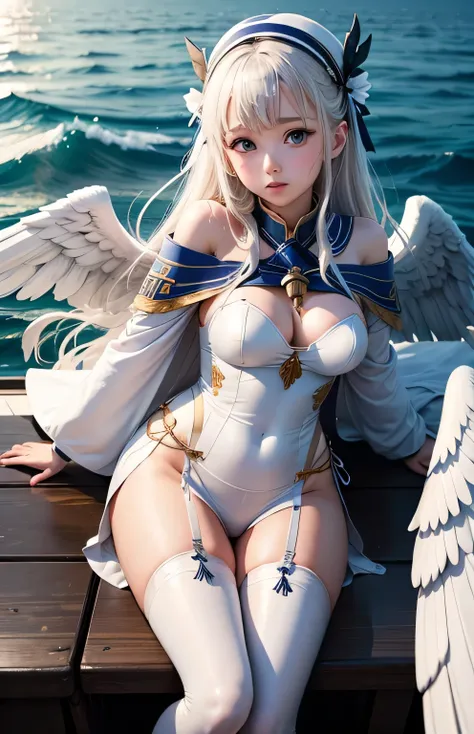 Greek warships、Angel white wings