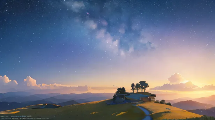 (best quality,4k,8k,highres,masterpiece:1.2),ultra-detailed,(realistic,photorealistic,photo-realistic:1.37),starry sky,luminous horizon,constellations,moon art style: landscape,concept artists

Color tones: cool tones lighting: soft moonlight, Gentle glow ...