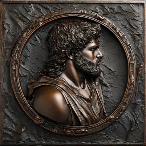 Bronze relief XL