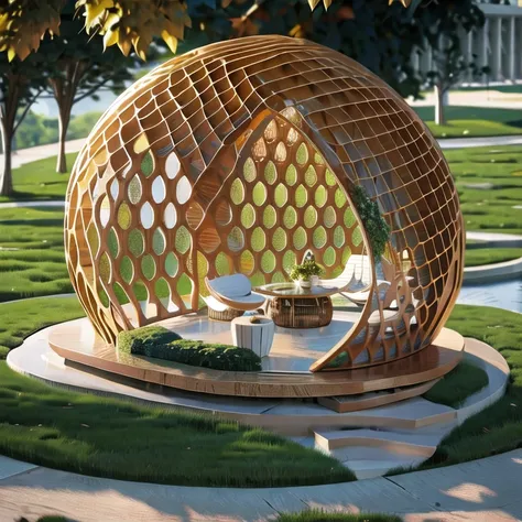 蜂窝圆顶建筑