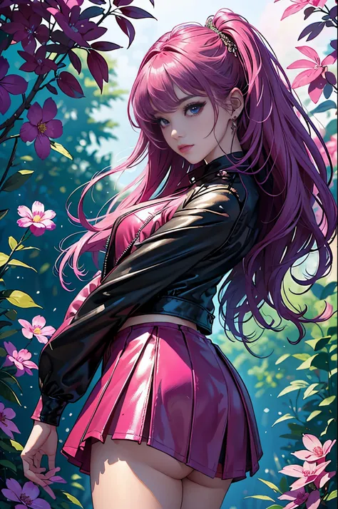 magenta tint、bright colors、((masterpiece)))、(((top quality)))、((super detailed))、(surreal)、(very detailed cg illustrations）、offi...