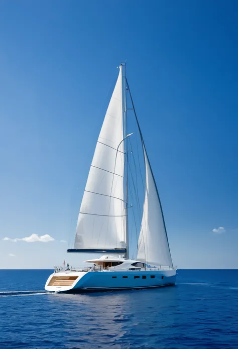 yacht，sea