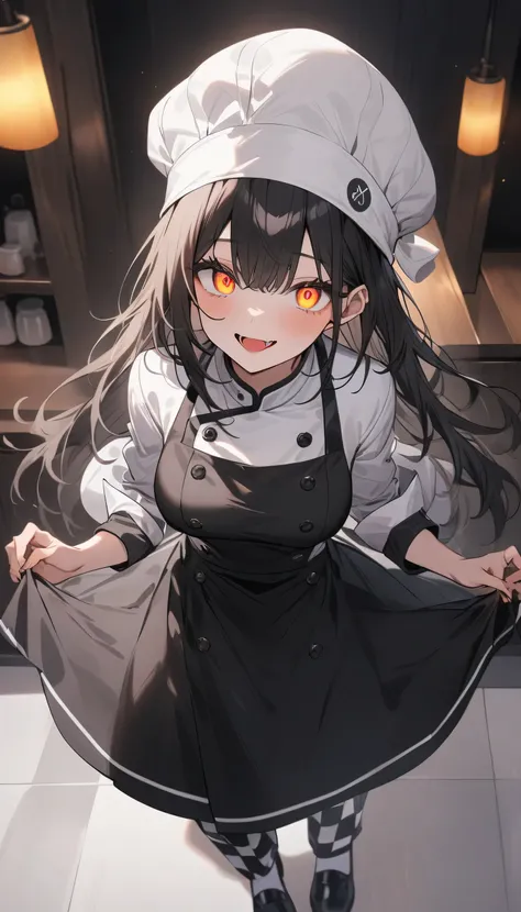 (highest quality、masterpiece、High resolution、detailed)､(Shining eyes、detailed beautiful face)､1girl,
BREAK
//Fashions 
Classic Chef’s Uniform,
This costume embodies the traditional look of a professional chef with a modern twist, It features a classic whit...