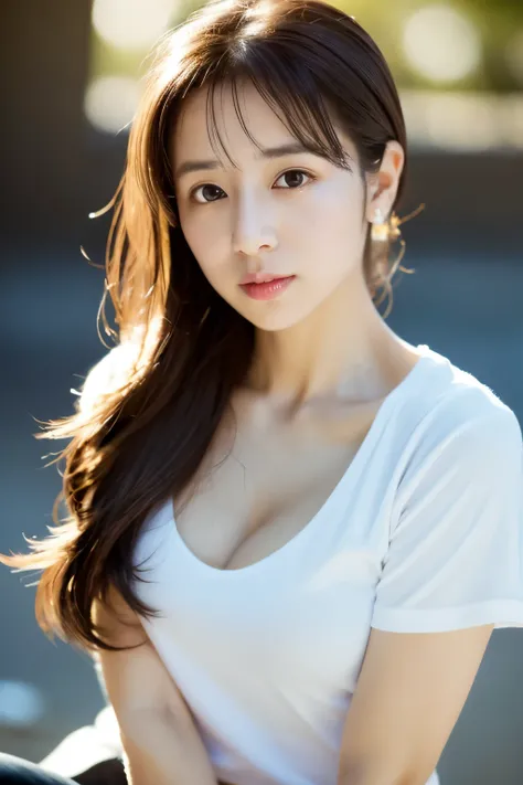 (8K, RAW photo, high quality, High resolution:1.1), Skinny Japanese woman, 30 years old, small breasts, very thin waist, (hyperrealistic:1.4), (realistic, photorealistic:1.3), soft light, realistic face, realistic body, realistic skin, disorganized, master...