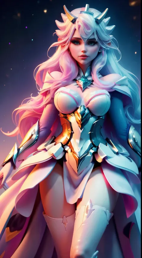 Elfgirl (rose quartz SU-Elsa frozen Disney Tinker waifu mezclando modelos .) (ultra FUSION of white and pink hair) Highly detailed CG unity 8k wallpaper, style shot, complex, high detail, dramatic, highest quality movie still image, very detailed, masterpi...