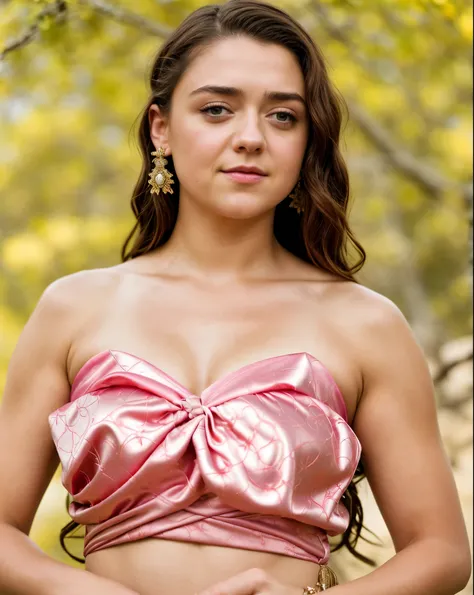 Foto RAW, Arya Stark, Extremely gorgeous lady, Arya Stark PLAYED BY MAISIE WILLIAMS, Queen Arya Stark, she is a mature woman now, milf, pierced eyes, sexy mediaeval battle dress, gladiator woman, body, 45 years old Woman, body revealing costumes, perky bre...