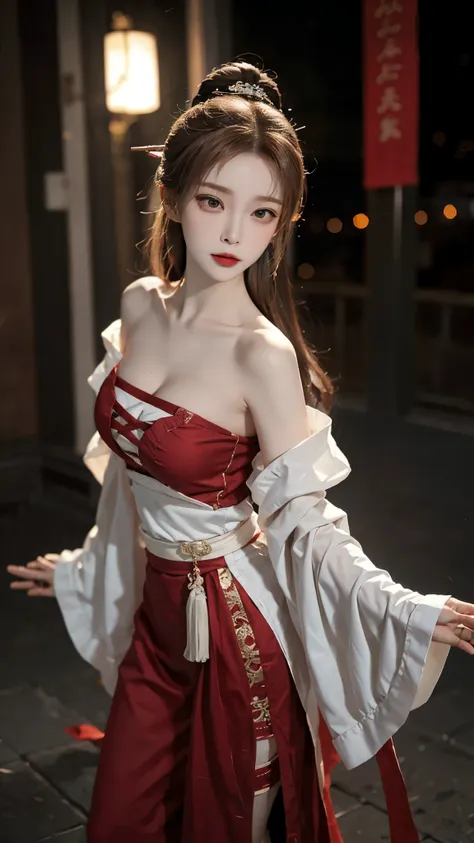 masterpiece,real photos，(solo) real light and shadow，backlight，contour light，shallow depth of field。night time,chinese beauty wi...