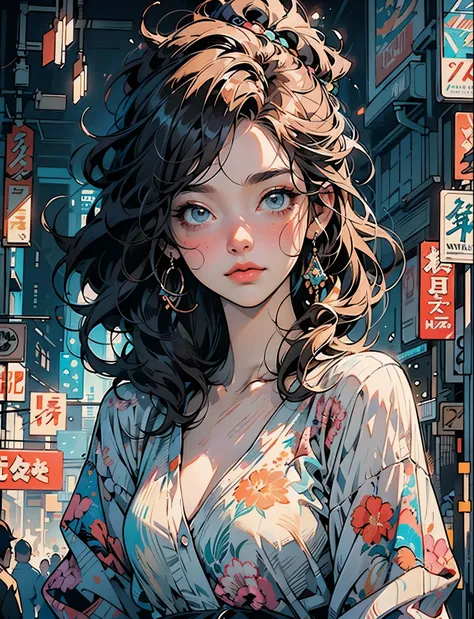 pace girl| standing alone on hill| centered| detailed gorgeous face| anime style| key visual| intricate detail| highly detailed| breathtaking| vibrant| panoramic| cinematic| Carne Griffiths| Conrad Roset| ghibli