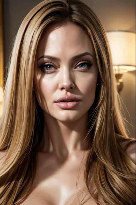 (best quality,4k,Alto:1.2),ultra-detalhado,Realistic, photo, professional, studio lighting, vivid colors, sharp focus, Physically-based rendering,HDR, extremely detailed eyes and face, beautiful detailed lips, long eyelashes, Actriz Angelina Jolie, woman 2...