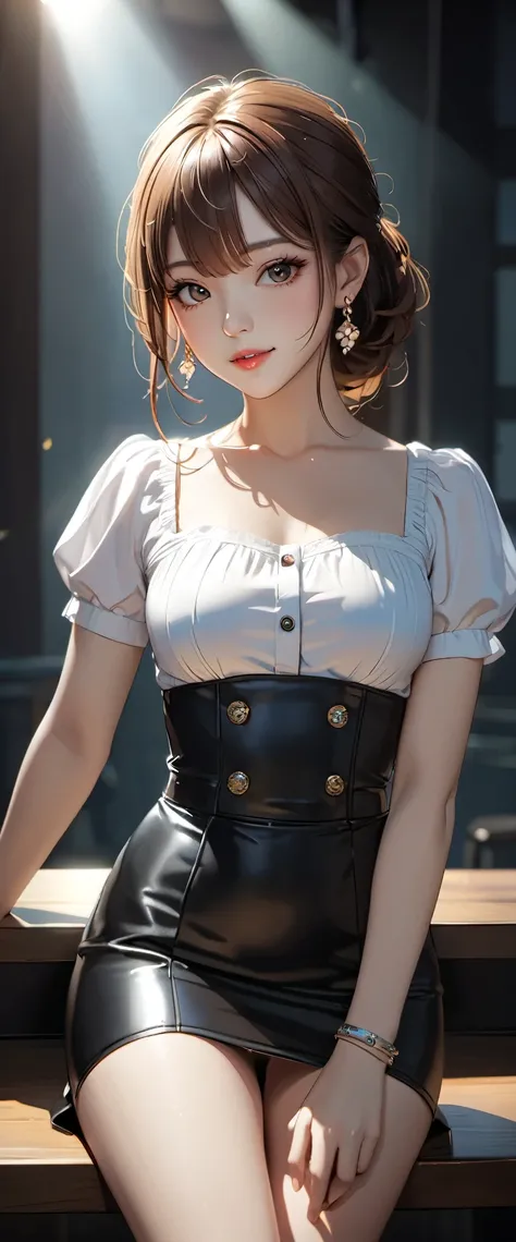 8K, table top, Raw photo, highest quality, realistic, Highly detailed CG Unity 8K wallpaper, Depth of the bounds written, cinematic light, Lens flare, ray tracing, (very beautiful face, beautiful lips, beautiful eyes), face with intricate details, ((highly...