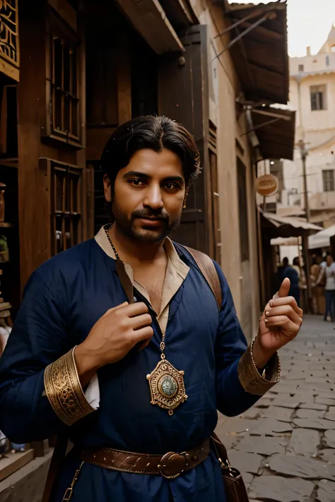 Once upon a time, there was a smart merchant named Amar who lived in an old city. He was really good at buying and selling things. People liked him because he was clever.