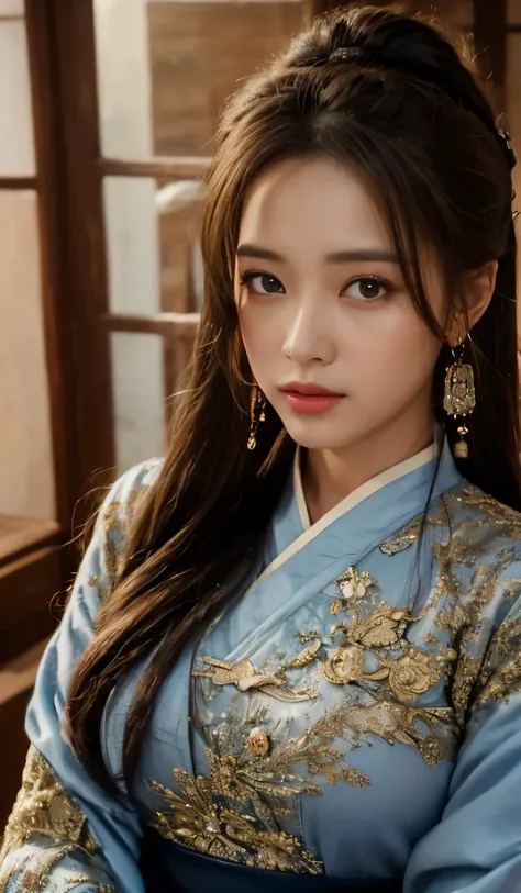 best quality, masterpiece, highres, wuxia 1girl, china dress, super Beautiful face, super beautiful eye, super beautiful hair