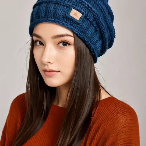 knit hat　Matches　woman