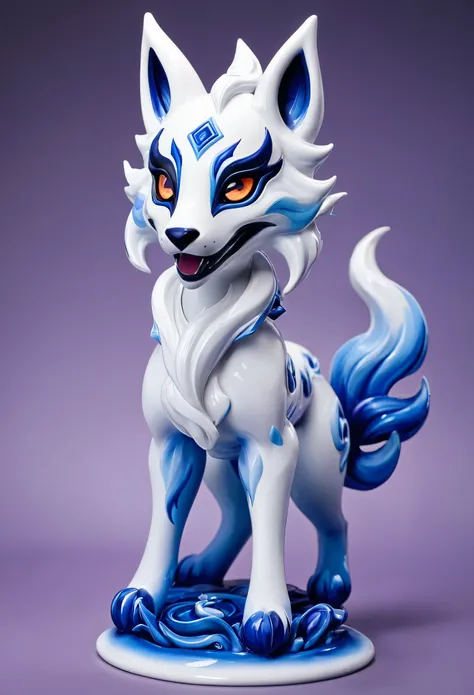 Kindred de League of Legends en una skin de porcelana prestigio