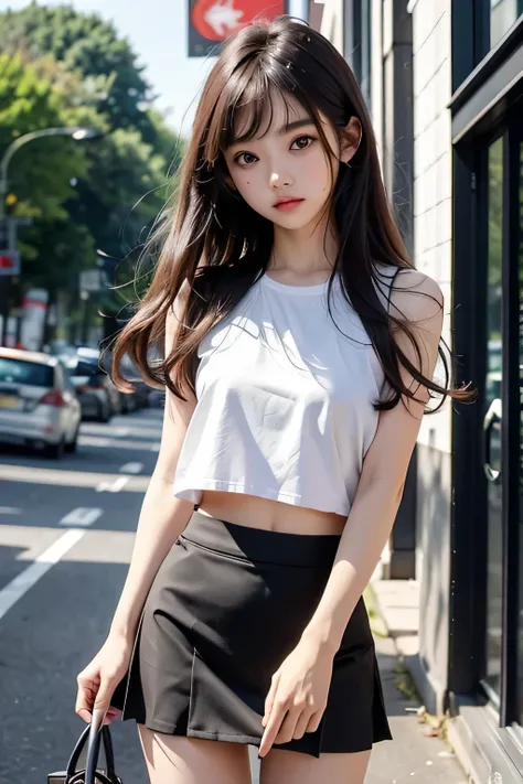 beautiful girl、short、Height: 148cm、I can see your panties、the art of gving a brief glimpse of skin underwear,etc.Are thin、thin body、thin upper arms、Skirt flips up、skirt flips up.